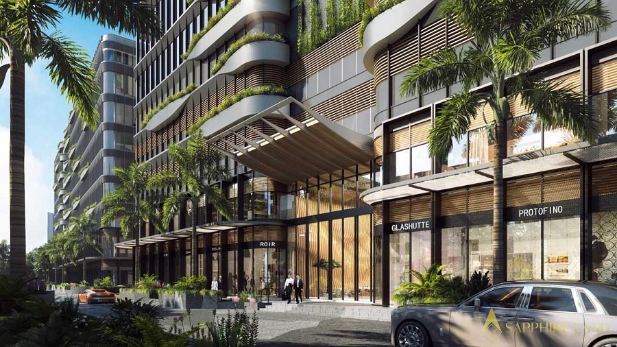 Cổng vào Grand Marina Saigon