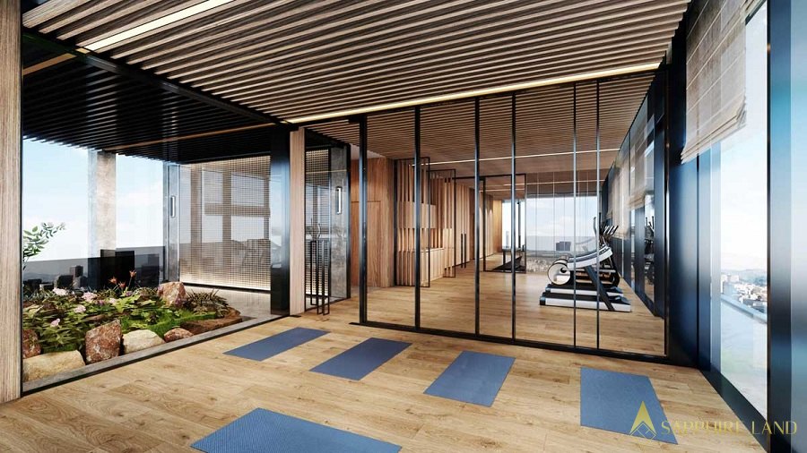 Tiện ích có phòng gym chuyên nghiệp
