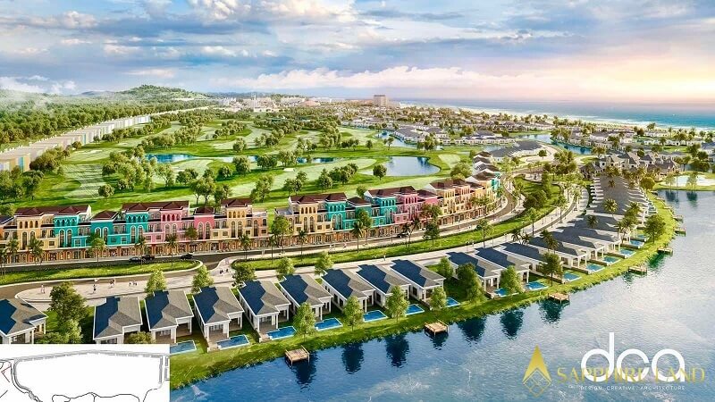 Phối cảnh phân khu Palma Town trong tương lai