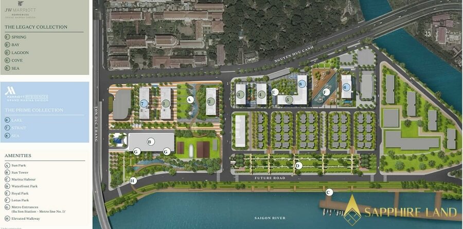 Mặt bằng Grand Marina