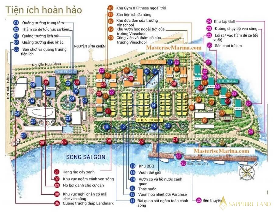 Tiện ích hoàn hảo của Grand Marina Sài Gòn