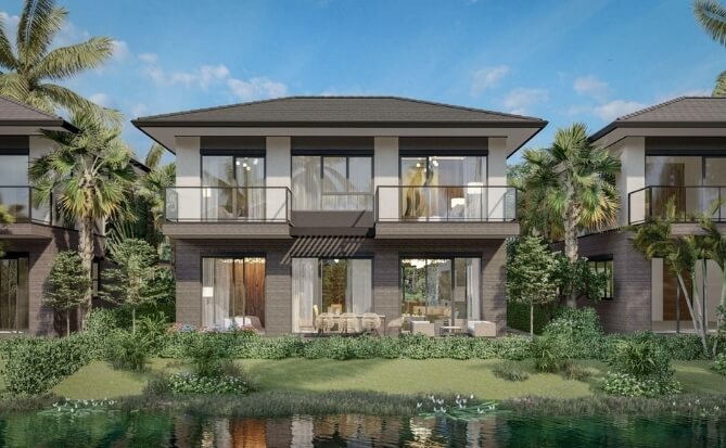 Biệt thự The Aqua Signature dung hòa giữa kiến trúc Nhật Bản đương đại và tinh thần phóng khoáng, kết nối thiên nhiên