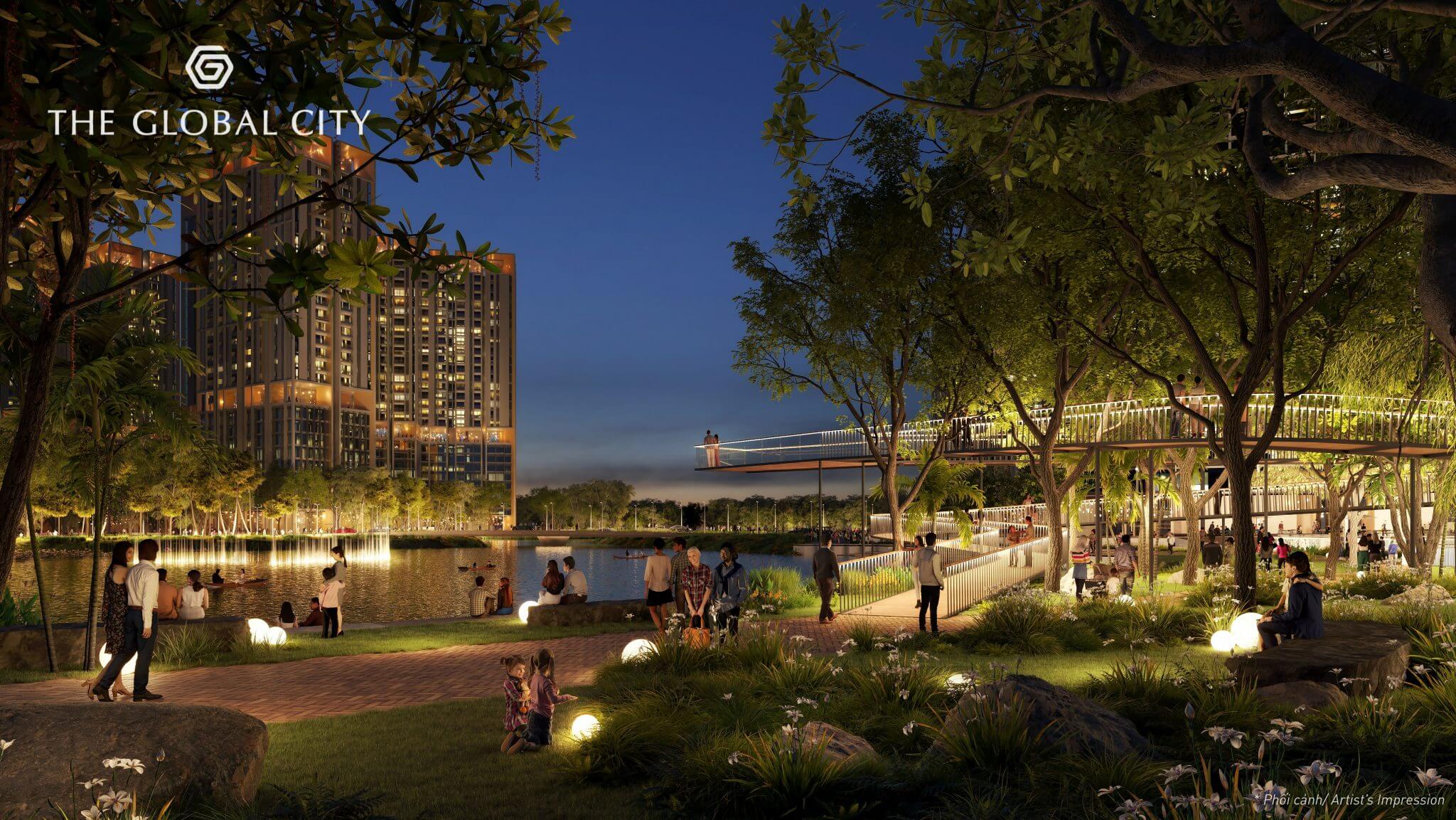 Chất lượng cuộc sống tại Global City được nâng cao với tiện ích hiện đại và không gian xanh