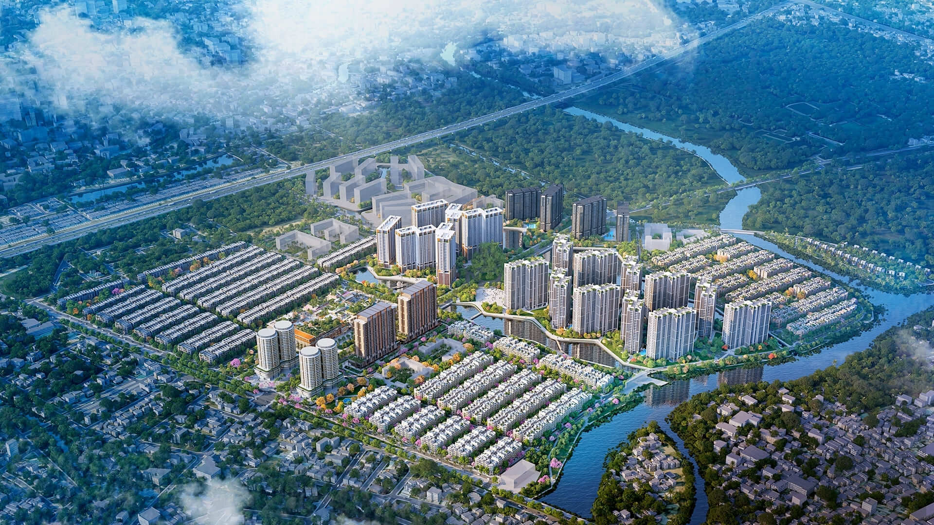 Quy mô dự án Global City 117.4 ha được thiết kế bởi Foster & Partners