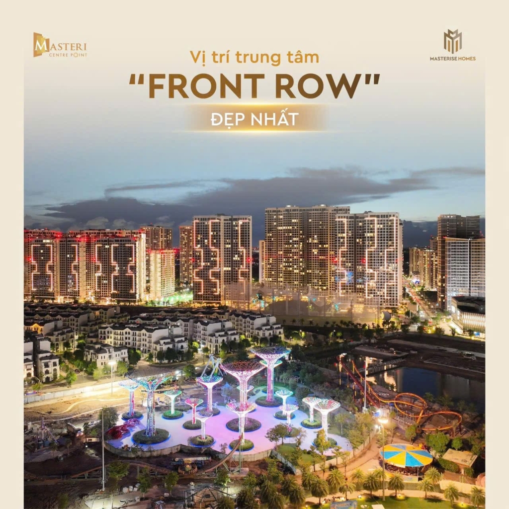 Tầm view rộng mở đẹp vượt trội của Penhouse Masteri Centre Point