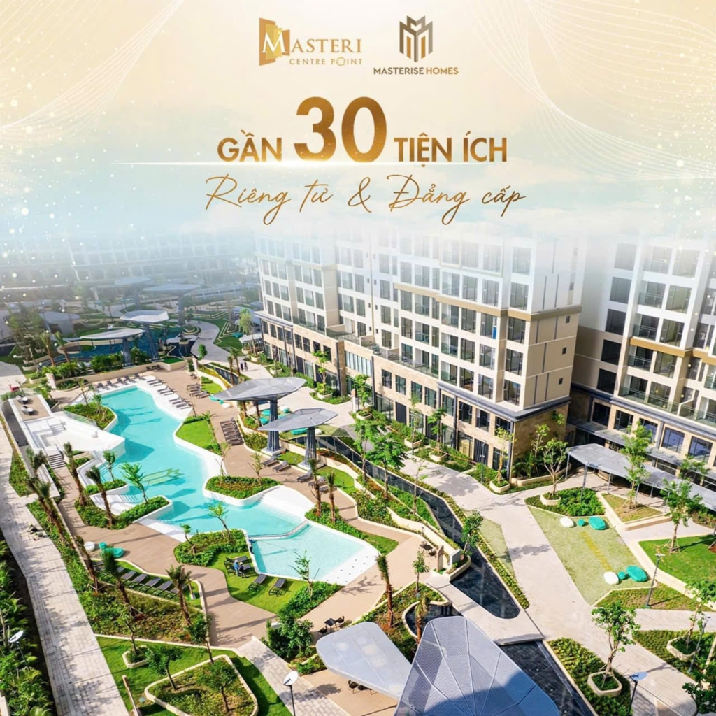 Penhouse Masteri Centre Point thừa hưởng hệ tiện ích 5 sao